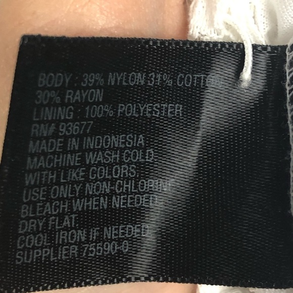 Worthington white lace Blouse with bell‎ sleeves L - Picture 6 of 15